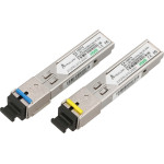 EXTRALINK Sfp 1.25G | Sfp Wdm Module | 1,25Gbps, 1310/1550nm, Single mode, 3km, SC, DOM, pair, Dedicated For HP/Aruba - (EX.15074)