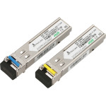 EXTRALINK Sfp Wdm 1.25G 1310/1550nm | Sfp Module | Single mode, 20km, LC, DOM, Pair, Dedicated For HP/Aruba - (EX.15067)