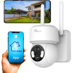 EXTRALINK Smart Life Solareye Pro | Outdoor Camera | wireless, 2.5K, Wifi, 5200 Mah battery, IP65 - (EX.34949)