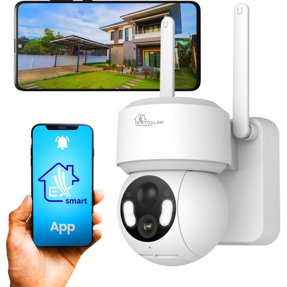 EXTRALINK Smart Life Solareye Pro | Outdoor Camera | wireless, 2.5K, Wifi, 5200 Mah battery, IP65 - (EX.34949)
