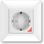 EXTRALINK Smart Life Wall Socket Set Pro | Set: Smart Socket + Frame | Color White, 230V, Wifi - (EX.35717)