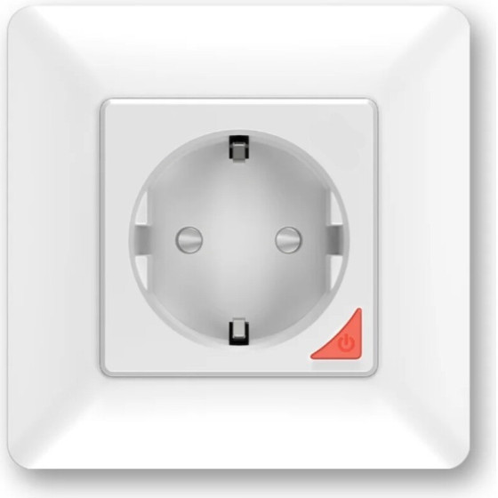 EXTRALINK Smart Life Wall Socket Set Pro | Set: Smart Socket + Frame | Color White, 230V, Wifi - (EX.35717)