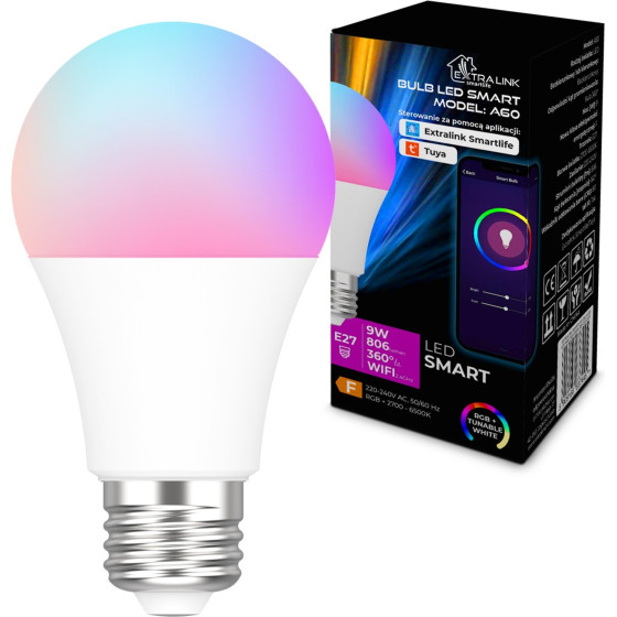 EXTRALINK Smartlife ?AR?Wka 2700-6500K Wifi 220-240V - (Led E27 A60)