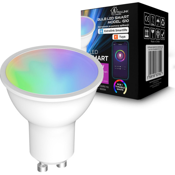 EXTRALINK Smartlife ?AR?Wka 2700-6500K Wifi 220-240V - (Led GU10 G10)