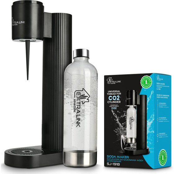 EXTRALINK Smartlife Hydrospark Black | Water Carbonation Saturator | SJ-191B - (SJ-191 BLACK)