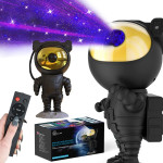 EXTRALINK Starry Sky Projector Galaxy Projector Black | Night lamp, Projector | For children, In The Shape Of An Astronaut - (PROJEKTOR-GWIAZD-04)