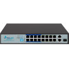 EXTRALINK Virtus V3 | Poe Switch | 16x 100Mb/s PoE/PoE+, 2x Gigabit RJ45 + 1x SFP, 150W - (EX.16101)