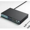 EXTRALINK Virtus V3 | Poe Switch | 16x 100Mb/s PoE/PoE+, 2x Gigabit RJ45 + 1x SFP, 150W - (EX.16101)