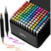 EXTRALINK | Alcohol Marker Set | 120 colors, Dual Tips - (Markery 120SZT)