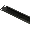EXTRALINK | Cable Organizer | 1U With brush, Black - (EX.9670)