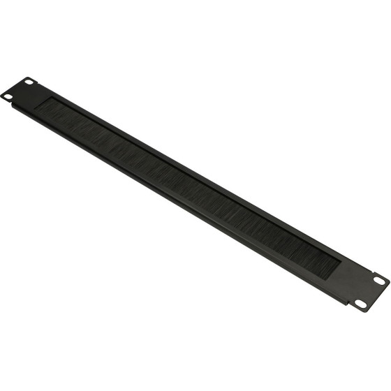 EXTRALINK | Cable Organizer | 1U With brush, Black - (EX.9670)
