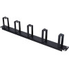 EXTRALINK | Cable Organizer | 1U, Black - (EX.8680)