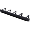 EXTRALINK | Cable Organizer | 1U, Black - (EX.8680)