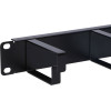 EXTRALINK | Cable Organizer | 1U, Black - (EX.8680)