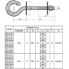 EXTRALINK | Hook | For Hanging Brackets 16/200mm - (EX.6464)