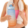 EXTRALINK | Motivational Bottle | Water Bottle, 2000ml, Blue-Orange, BUT-993 - (EX.36462)