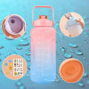 EXTRALINK | Motivational Bottle | Water bottle, 2000ml, green-purple, BUT-190 - (EX.36486)