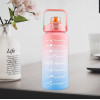 EXTRALINK | Motivational Bottle | Water bottle, 2000ml, green-purple, BUT-190 - (EX.36486)