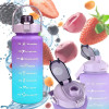 EXTRALINK | Motivational Bottle | Water bottle, 2000ml, purple-blue, BUT-992 - (EX.36479)