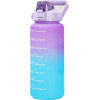 EXTRALINK | Motivational Bottle | Water bottle, 2000ml, purple-blue, BUT-992 - (EX.36479)