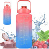 EXTRALINK | Motivational Bottle | Water Bottle, 2000ml, Red-Blue, BUT-994 - (EX.36455)