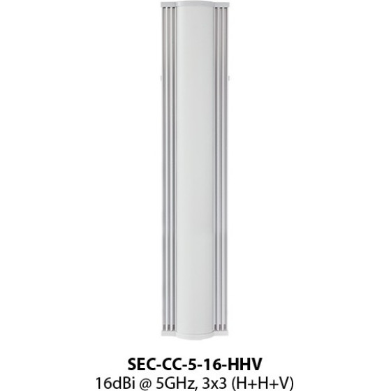 Rf Elements | Sector Antenna | MIMO, 5GHz, 16dBi, 3x RP-Sma - (SEC-CC-5-16-HHV)