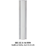 Rf Elements | Sector Antenna | MIMO, 5GHz, 16dBi, 3x RP-Sma - (SEC-CC-5-16-VVH)