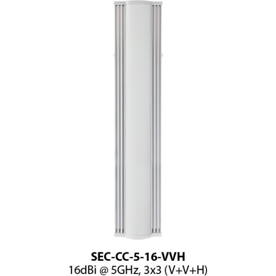 Rf Elements | Sector Antenna | MIMO, 5GHz, 16dBi, 3x RP-Sma - (SEC-CC-5-16-VVH)