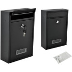 Malatec S6237 Mailbox - Black - (12985-0)