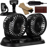 Xtrobb 23222 Double Car Fan - (17708-0)