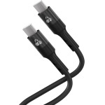 Powertech ������� USB-C ���������, 60W, 480Mbps, 1m, ����� - (PTR-0163)