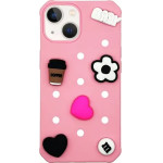 Vivid Silicone Pins Case Apple Iphone 13 Pink - (CS-Pbrd 3-2403001)