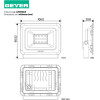 Geyer ��������� Led ������ 10W 4000K 900LM - (LPRM10CE)