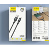 Dudao 3A 30W USB-A - Lightning Cable Braided 1.2m - Black - (L3SL)