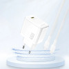 Dudao A28 45W Gan USB-C Wall Charger - White - (A28-white)