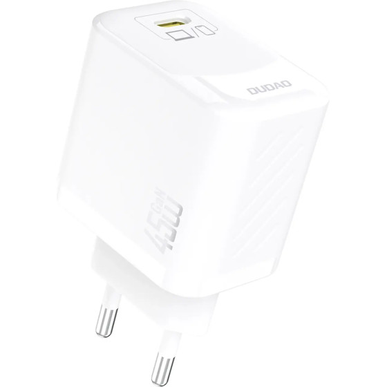 Dudao A28 45W Gan USB-C Wall Charger - White - (A28-white)