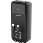 Dudao K15MAx 30000mAh Pd 22.5W Powerbank With Built-In Cables - Black - (K15MAx black)