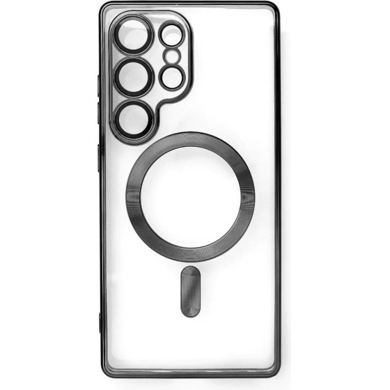 Hurtel Electroplated Case With Magsafe Galvanized For Iphone 16e - Black - (Electroplated Magsafe Case Iphone 16e Black)