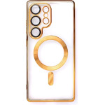Hurtel Electroplated Case With Magsafe Galvanized For Iphone 16e - Gold - (Electroplated Magsafe Case Iphone 16e Gold)