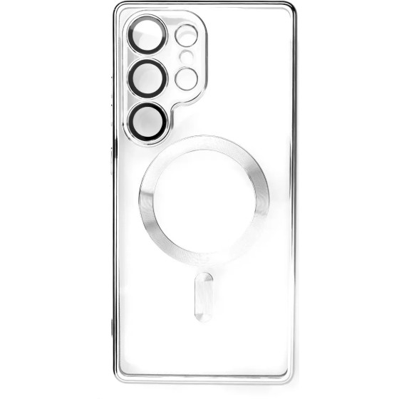 Hurtel Electroplated Case With Magsafe Galvanized For Iphone 16e - Silver - (Electroplated Magsafe Case Iphone 16e Silver)