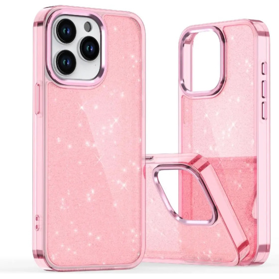 Hurtel Glitter Case For Iphone 16e - Pink - (Glitter Case Iphone 16e Pink)