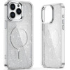 Hurtel Glitter Case With Magsafe For Samsung Galaxy A16 5G - White - (Glitter Case Magsafe Samsung Galaxy A16 White)
