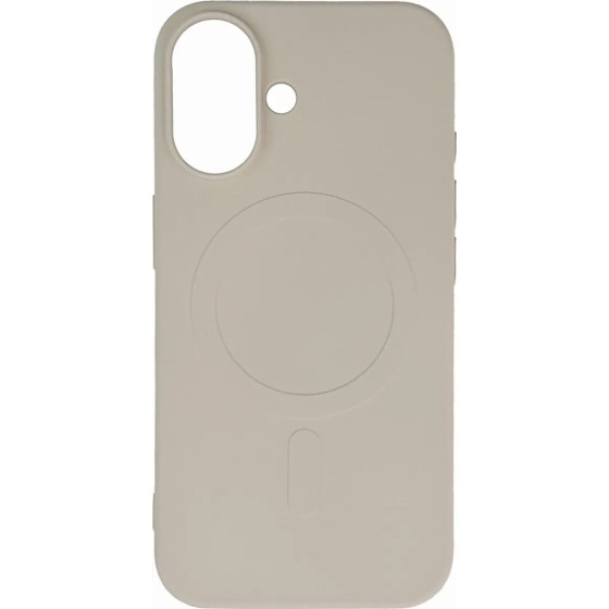 Hurtel Liquid Silicone Case With Magsafe For Samsung Galaxy A16 5G - Beige - (Liquid Silicone Case Magsafe Samsung Galaxy A16 Beige)