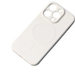 Hurtel Samsung Galaxy A36 5G Silicone Case With Magsafe - Beige - (Silicone Case Magsafe Samsung Galaxy A36 Beige)