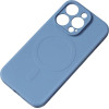 Hurtel Samsung Galaxy S25 Edge Silicone Case With Magsafe - Blue - (Silicone Case Magsafe Samsung Galaxy S25 Edge Blue)