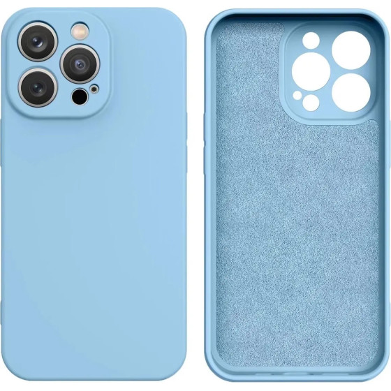 Hurtel Silicone Case For Iphone 16e - Blue - (Silicone Case Iphone 16e Blue)