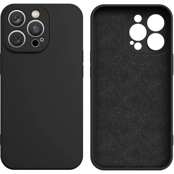Hurtel Silicone Case For Samsung Galaxy A56 5G - Black - (Silicone Case Samsung Galaxy A56 Black)