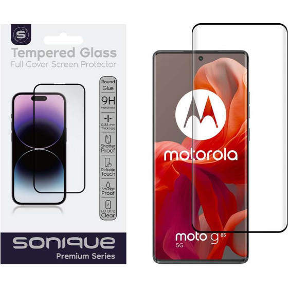 Sonique Curvy Glass Premium Series Hd Full Cover 9H Motorola Moto G85 5G �����