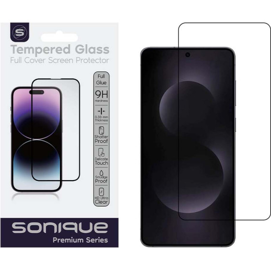 Sonique Hardy Glass Premium Series Hd Full Cover 9H (Fingerprint unlock) Samsung Galaxy S25 Edge �����