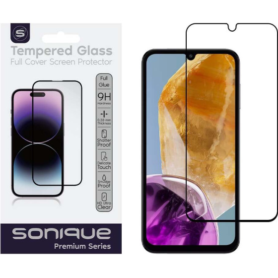 Sonique Hardy Glass Premium Series Hd Full Cover 9H Samsung Galaxy M15 5G �����